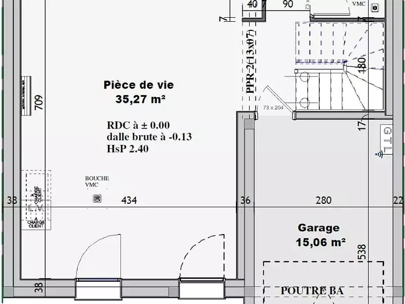 Maison neuve, 87 m² - Douvres-la-Délivrande (14440)