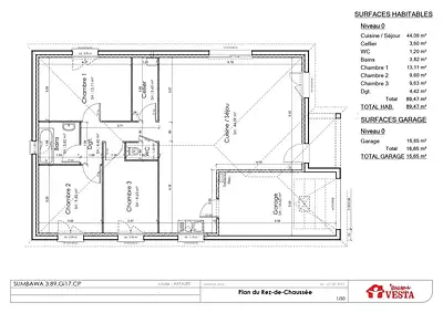 Maison neuve, 87 m²
