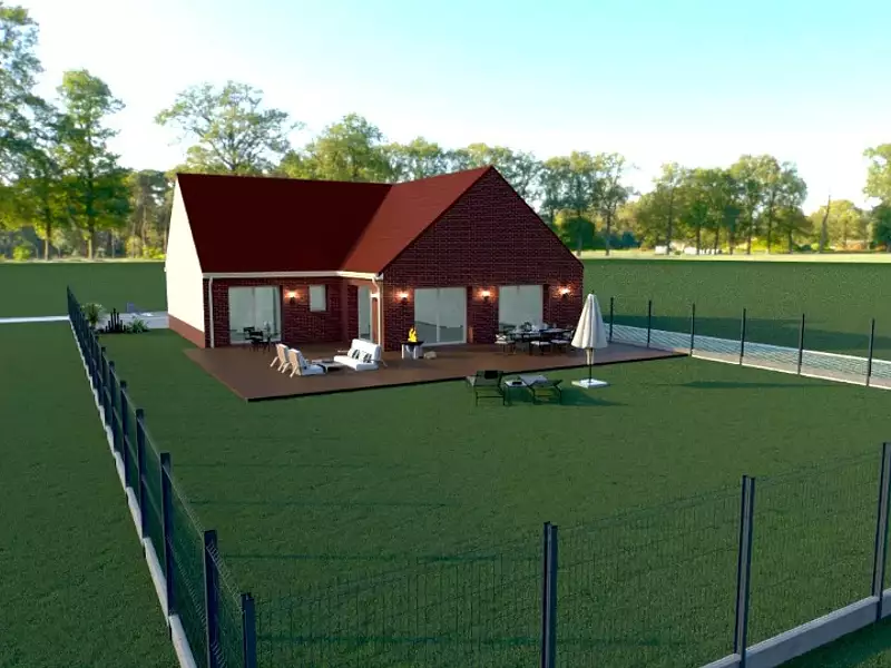 Maison neuve, 113 m² - Carvin (62220)