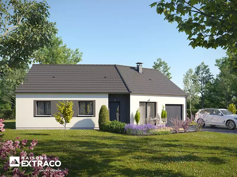 Maison neuve, 85 m² - Frichemesnil (76690)