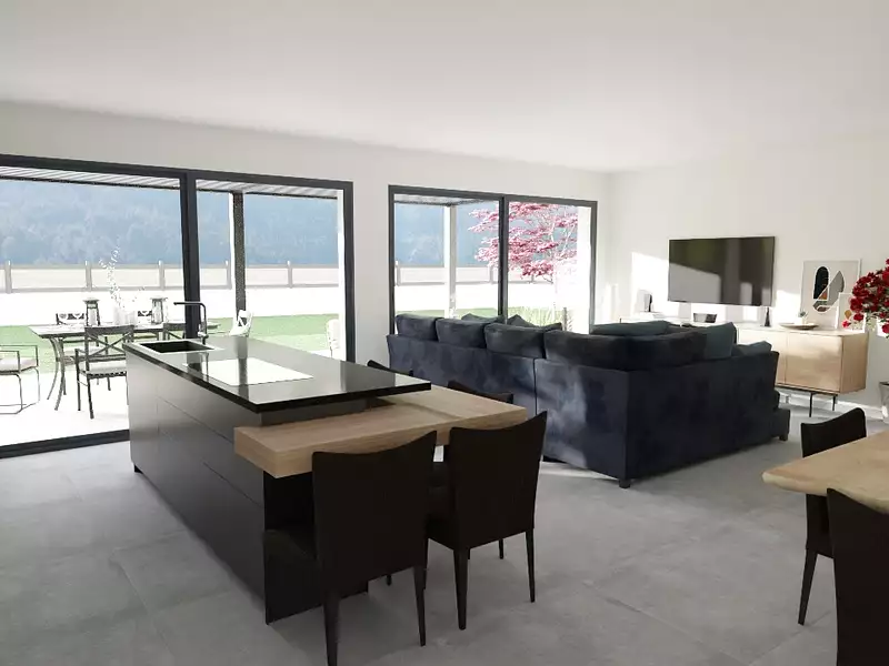 Maison neuve, 112 m² - Saint-Clair-sur-Galaure (38940)