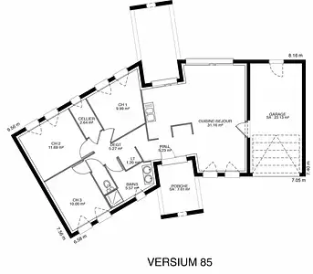 Maison neuve, 85 m²