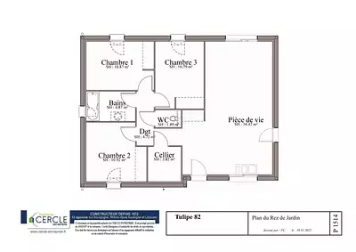 Maison neuve, 100 m²