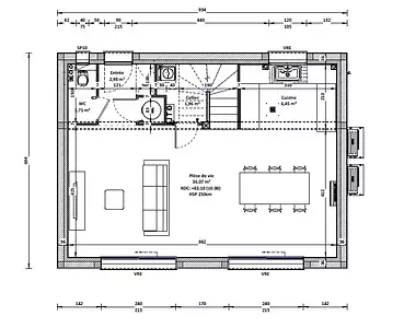 Maison neuve, 98 m²