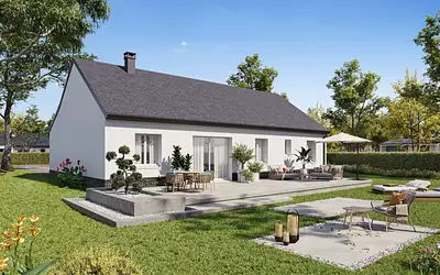 Maison neuve, 96,72 m²