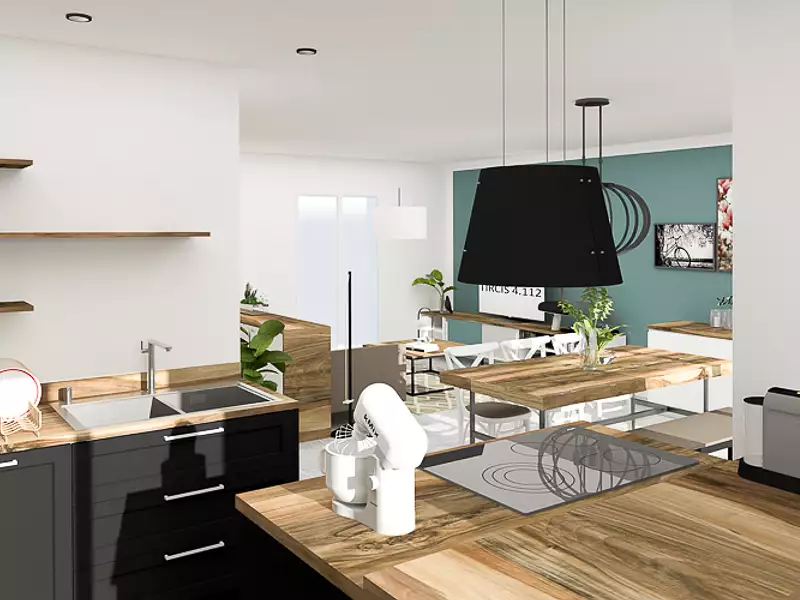Maison neuve, 104 m² - Saint-Denis (93200)