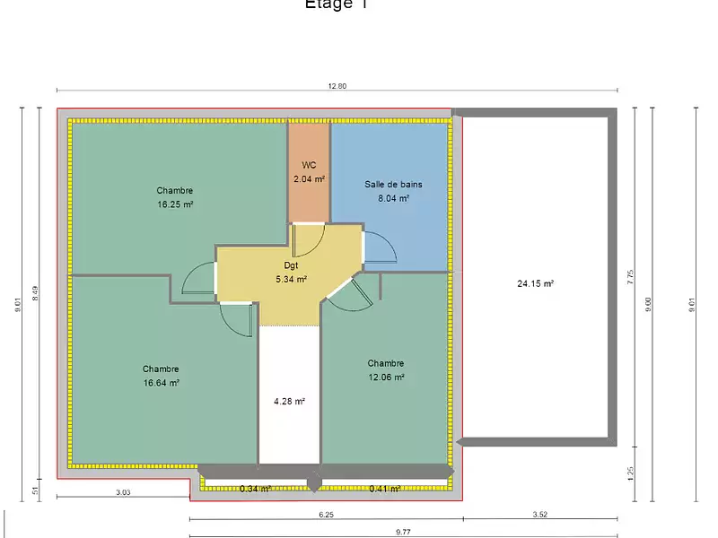 Maison neuve, 100 m² - Roézé-sur-Sarthe (72210)