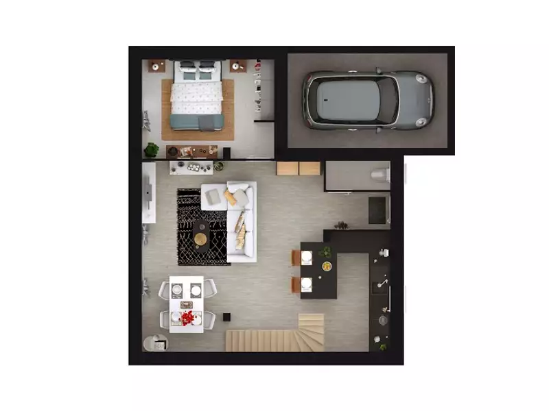 Maison neuve, 87 m² - Locqueltas (56390)