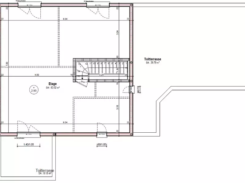 Maison neuve, 149 m² - Etival-lès-le-Mans (72700)