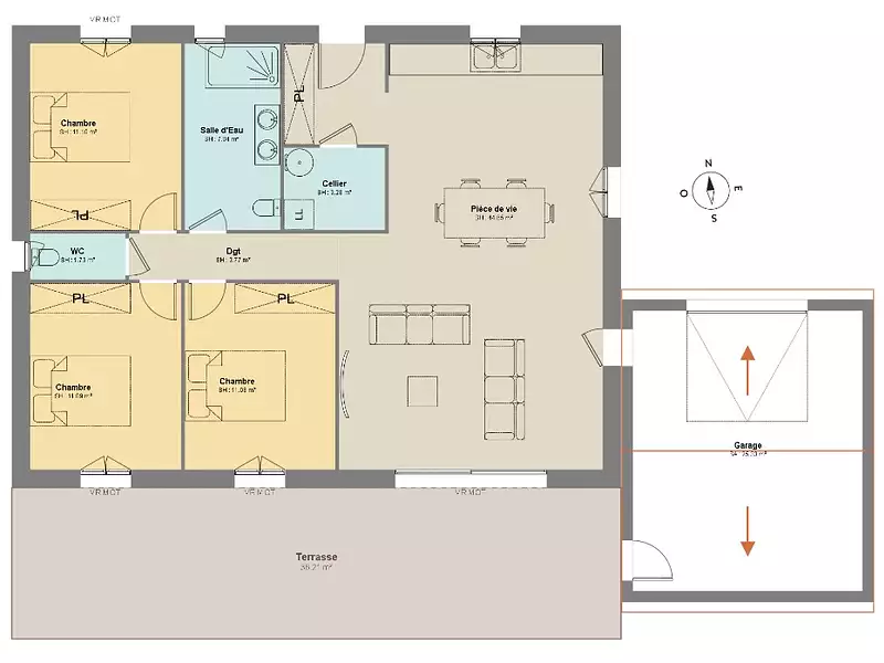 Maison neuve, 94 m² - Oraison (04700)