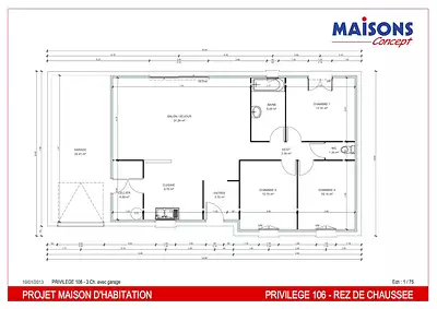 Maison neuve, 68 m²