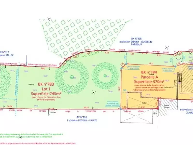 Terrain à bâtir, 783 m² - Taverny (95150)
