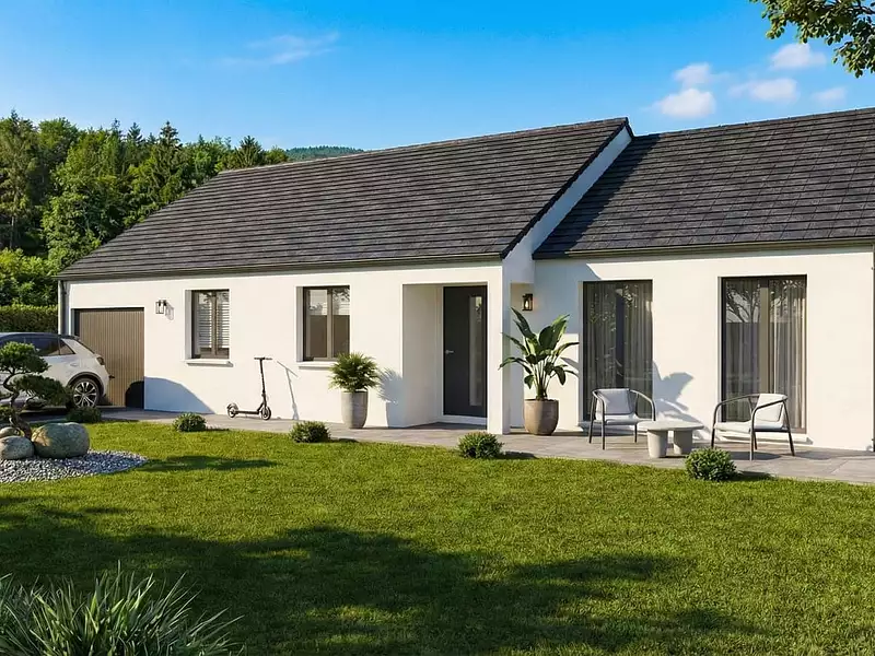 Maison neuve, 91 m² - Langeron (58240)