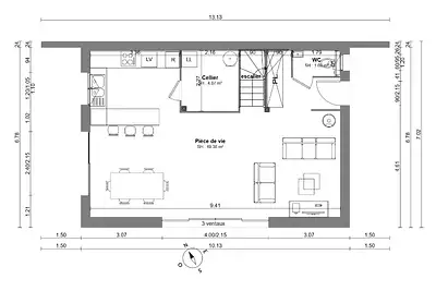 Maison neuve, 110 m²