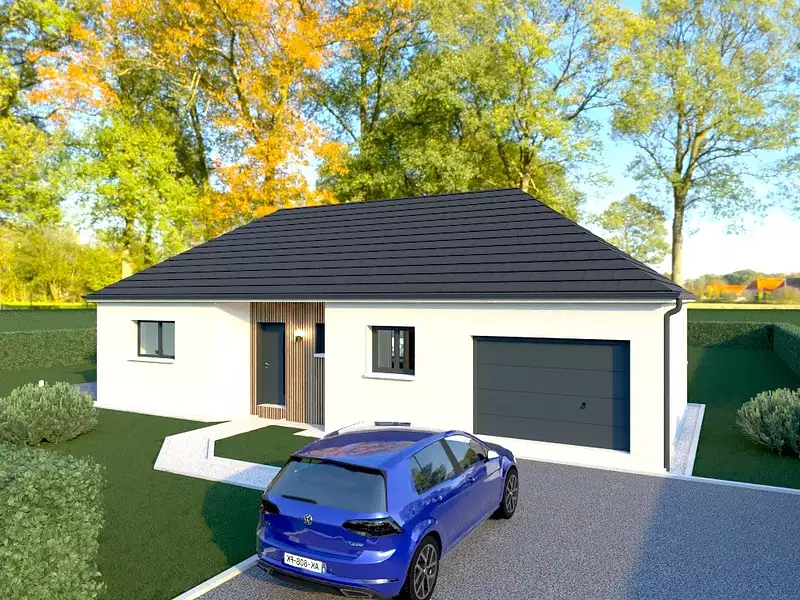 Maison neuve, 100 m² - Conteville (80370)