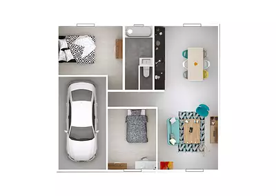 Maison neuve, 60 m²