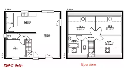 Maison neuve, 82 m²