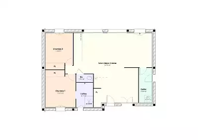 Maison neuve, 85 m²