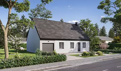 Maison neuve, 74,52 m²
