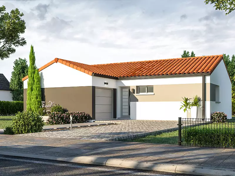 Maison neuve, 73 m² - Nantes (44300)