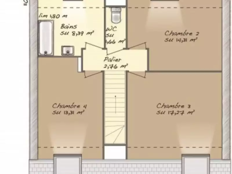 Maison neuve, 113 m² - La Chapelle-Gauthier (77720)