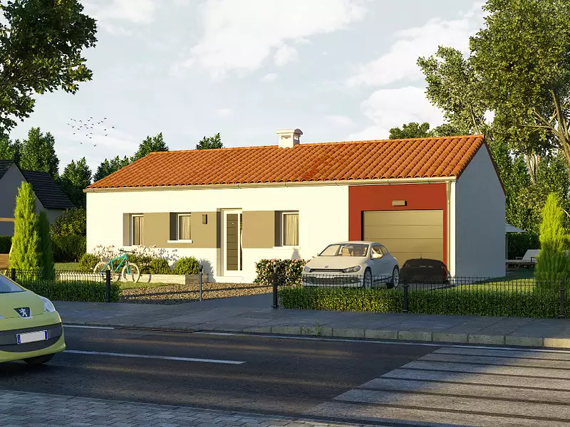 Maison neuve, 75 m² - Saint-Julien-de-Concelles (44450)