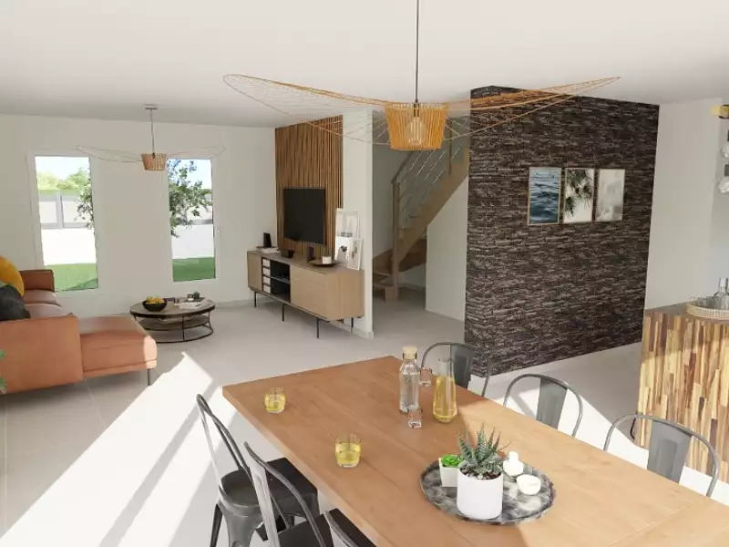 Maison neuve, 95 m² - Agny (62217)