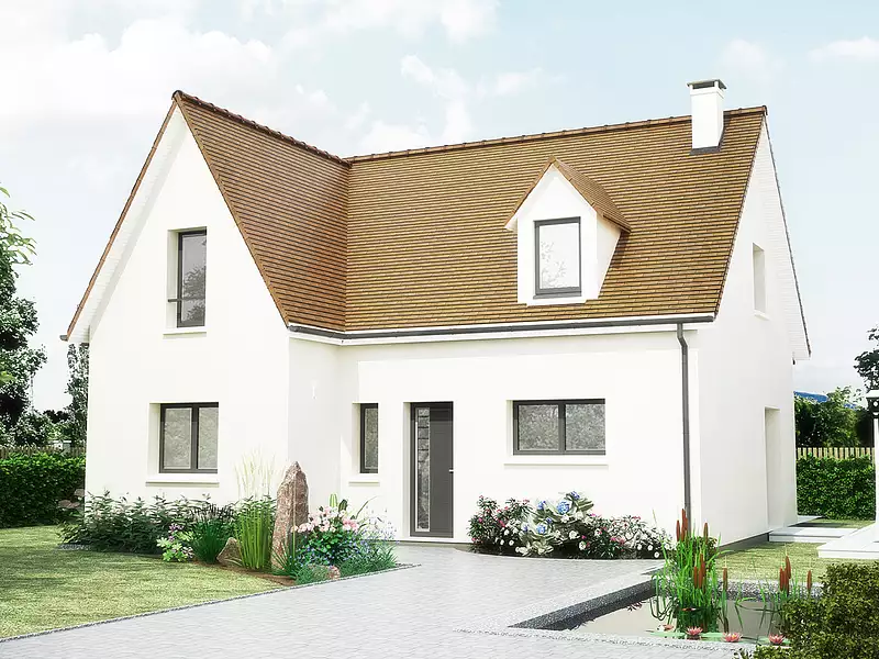 Maison neuve, 110 m² - Saint-Benoît-d'Hébertot (14130)