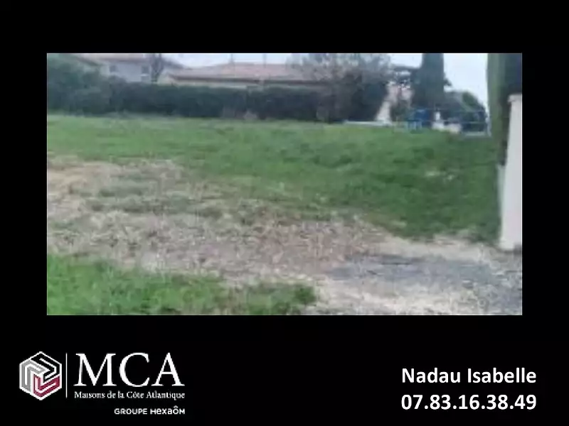 Terrain à bâtir, 500 m² - Blaye (33390)