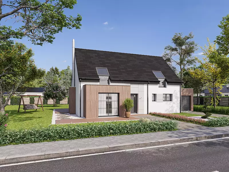 Maison neuve, 124,92 m² - Gonneville-sur-Honfleur (14600)