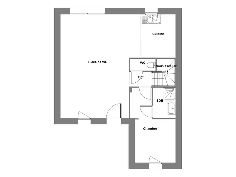 Maison neuve, 92 m² - Quimper (29000)