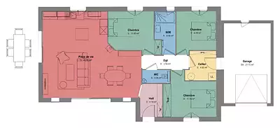 Maison neuve, 93 m²