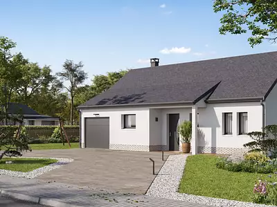 Maison neuve, 74,04 m²