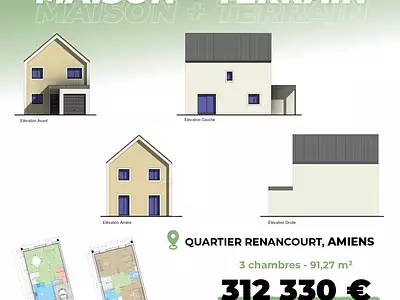 Maison neuve, 85,58 m²