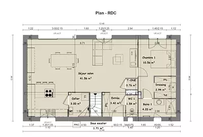 Maison neuve, 113 m²