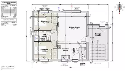 Maison neuve, 60 m²