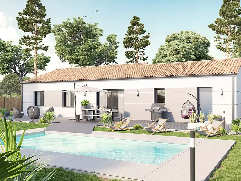 Maison neuve, 107 m² - Le Champ-Saint-Père (85540)