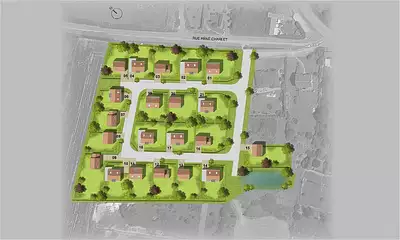 Terrain à bâtir, 476 m²