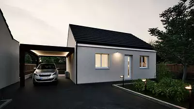 Maison neuve, 47,6 m²