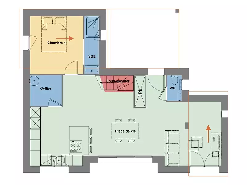 Maison neuve, 96 m² - Auray (56400)