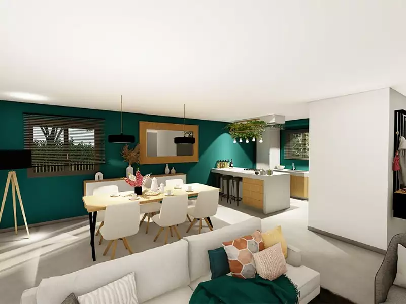 Maison neuve, 90 m² - Belin-Béliet (33830)