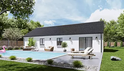 Maison neuve, 107 m²