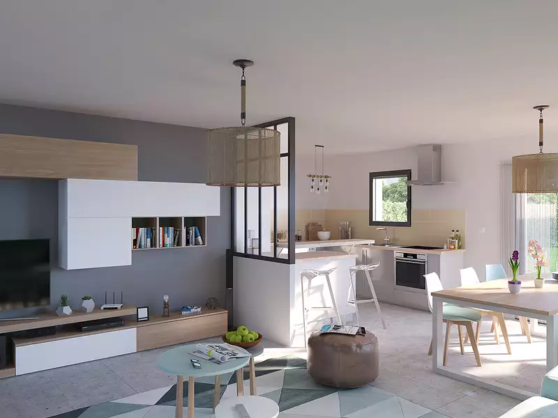 Maison neuve, 107 m² - Le Teich (33470)