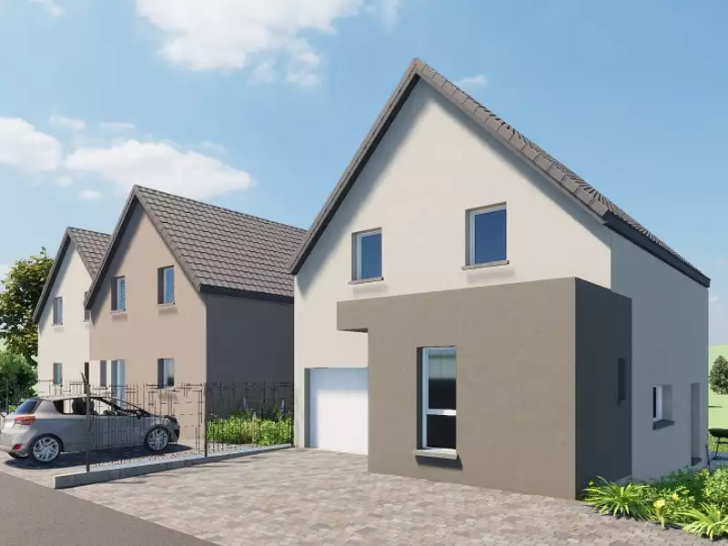Maison neuve, 104 m² - Osenbach (68570)