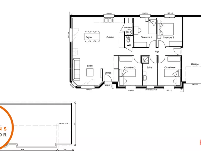 Maison neuve, 91 m² - Larnod (25720)