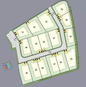Terrain à bâtir, 401 m²