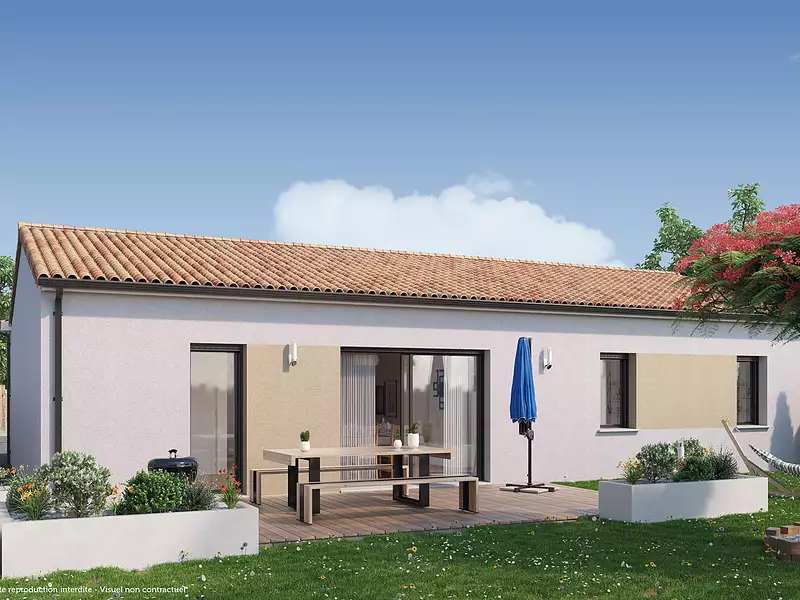 Maison neuve, 89 m² - Iteuil (86240)