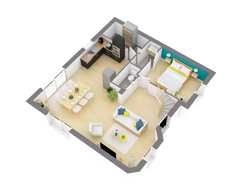 Maison neuve, 94 m² - Piré-Chancé (35680)