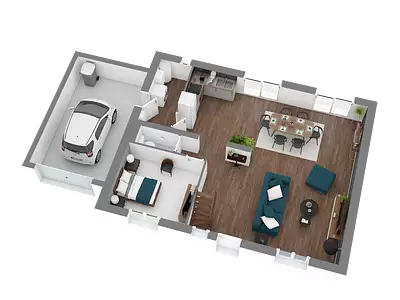 Maison neuve, 123,87 m²