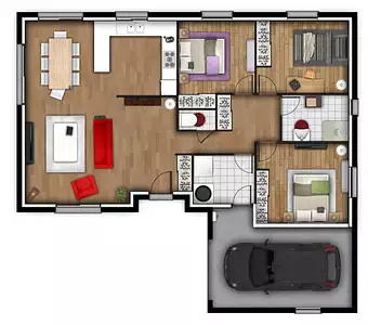 Maison neuve, 93 m²